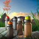 Enlee Opaque Water Bottle 650ml Black