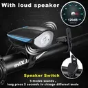 Horn Light 7588 Bike Lamp Black
