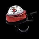 Bicycle Compass Bell Silver