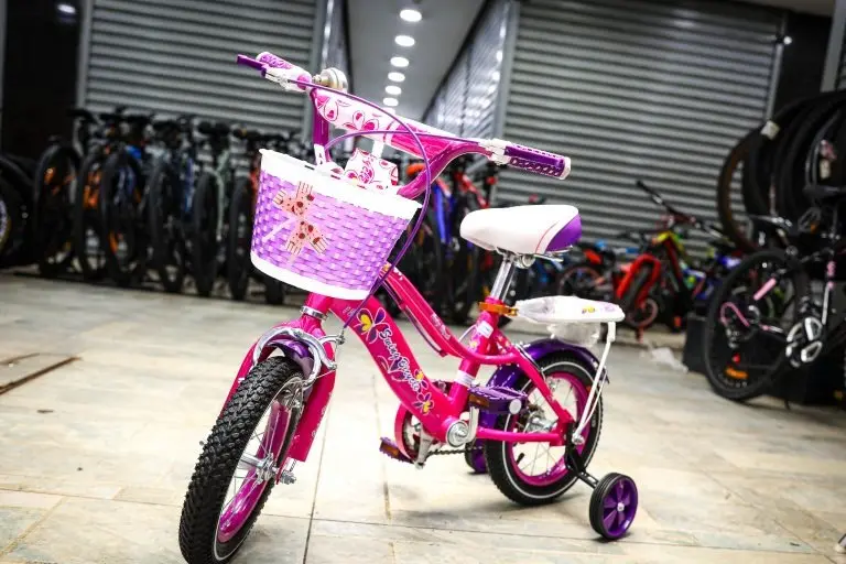 Swing 1209 Size 12 Pink Kids Bike