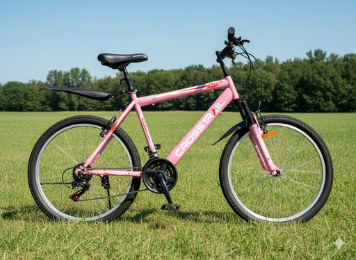 [BK2647BLACK] Crosstrail Bike -SIze 24 Black