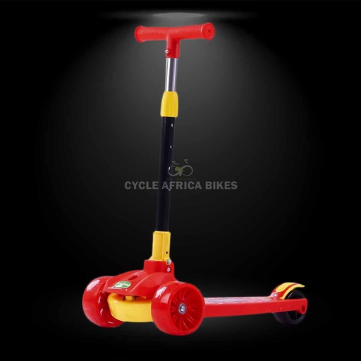[SC1614] Panda Kids Scooter Red