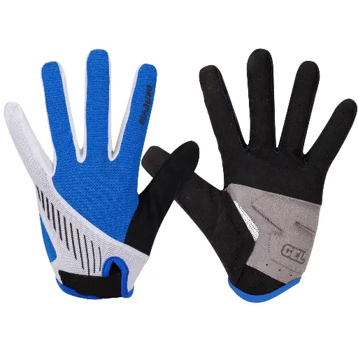 [AG2620X-LARGE] Darevie DVG018 Cycling Gloves Blue/White X-Large