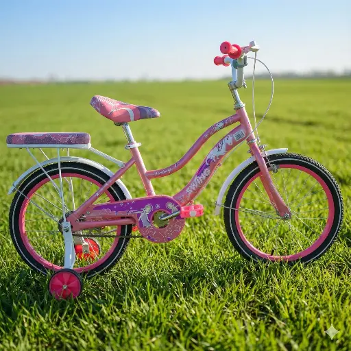 [BK3362PINK] Swing BMX Bike Girls Size 18 Pink